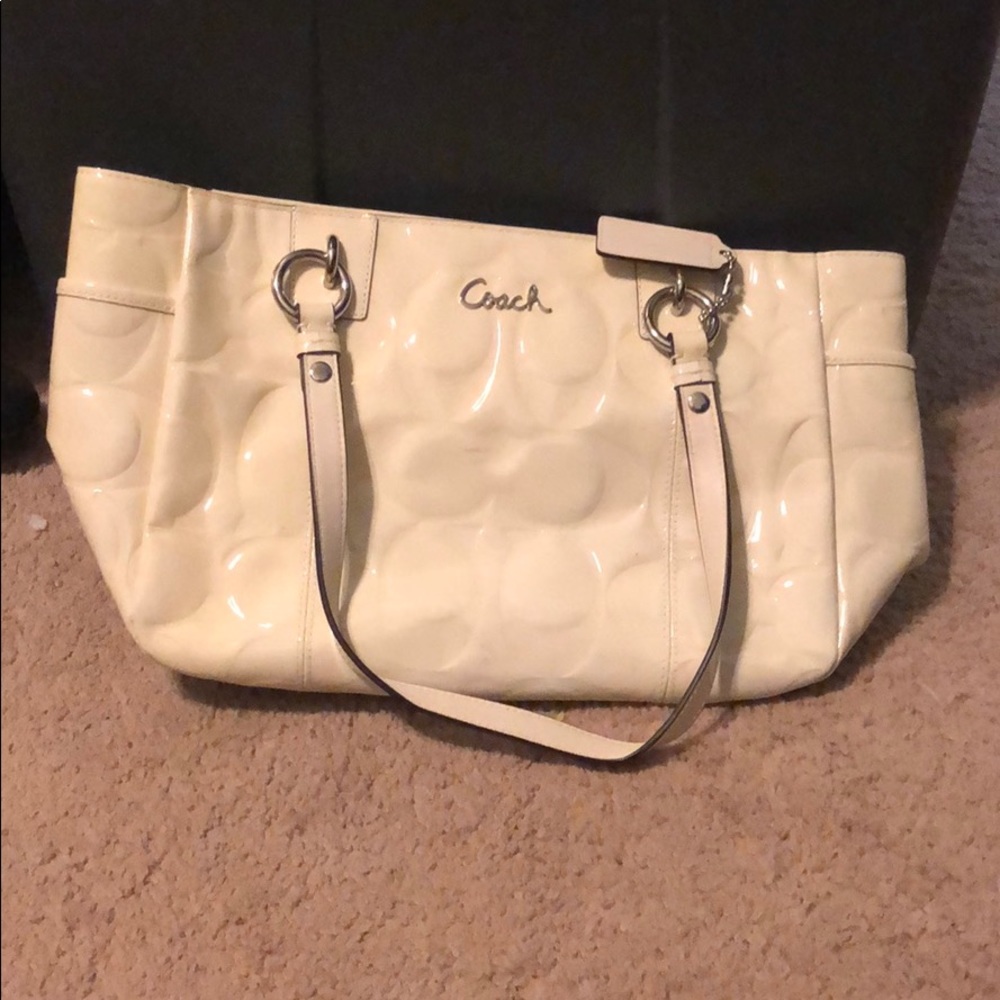 White coach purse